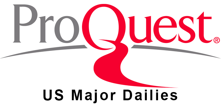 Logo for U.S. Major Dailies (ProQuest)